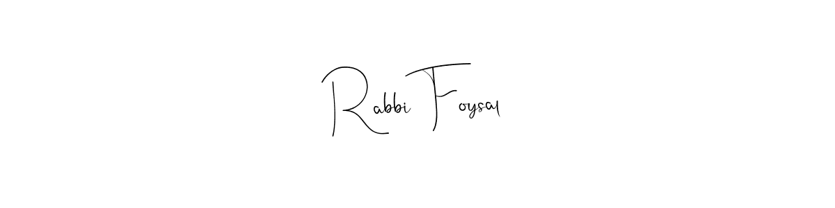 How to make Rabbi Foysal signature? Andilay-7BmLP is a professional autograph style. Create handwritten signature for Rabbi Foysal name. Rabbi Foysal signature style 4 images and pictures png