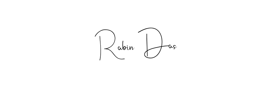 Make a beautiful signature design for name Rabin Das. With this signature (Andilay-7BmLP) style, you can create a handwritten signature for free. Rabin Das signature style 4 images and pictures png
