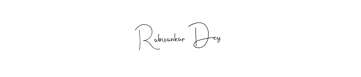 The best way (Andilay-7BmLP) to make a short signature is to pick only two or three words in your name. The name Rabisankar Dey include a total of six letters. For converting this name. Rabisankar Dey signature style 4 images and pictures png