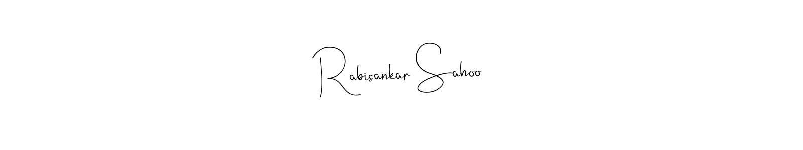 Create a beautiful signature design for name Rabisankar Sahoo. With this signature (Andilay-7BmLP) fonts, you can make a handwritten signature for free. Rabisankar Sahoo signature style 4 images and pictures png