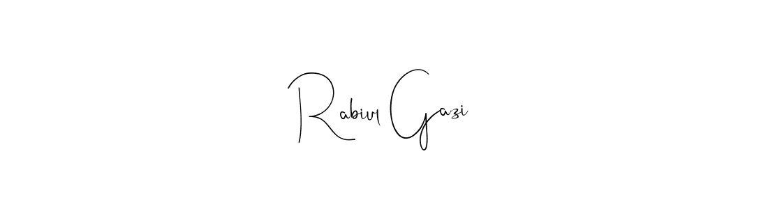 Make a beautiful signature design for name Rabiul Gazi. With this signature (Andilay-7BmLP) style, you can create a handwritten signature for free. Rabiul Gazi signature style 4 images and pictures png