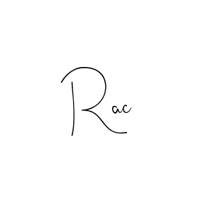 Also You can easily find your signature by using the search form. We will create Rac name handwritten signature images for you free of cost using Andilay-7BmLP sign style. Rac signature style 4 images and pictures png