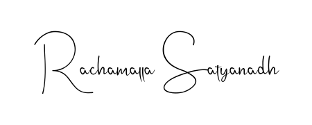 If you are searching for the best signature style for your name Rachamalla Satyanadh, here we have designed multiple signature styles using Andilay-7BmLP. Rachamalla Satyanadh signature style 4 images and pictures png