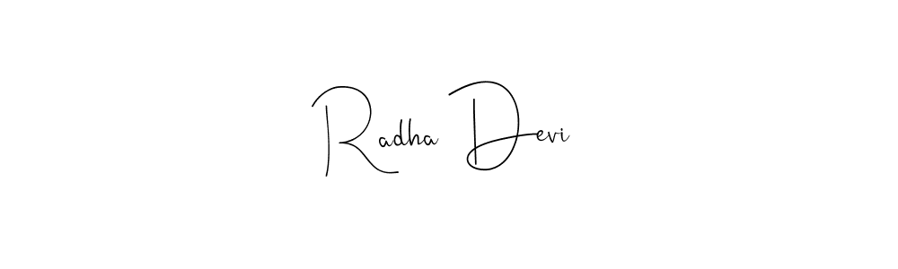 Once you've used our free online signature maker to create your best signature Andilay-7BmLP style, it's time to enjoy all of the benefits that Radha Devi name signing documents. Radha Devi signature style 4 images and pictures png