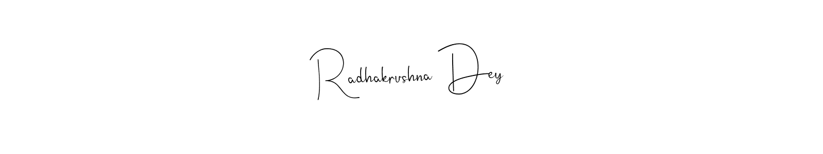 Once you've used our free online signature maker to create your best signature Andilay-7BmLP style, it's time to enjoy all of the benefits that Radhakrushna Dey name signing documents. Radhakrushna Dey signature style 4 images and pictures png