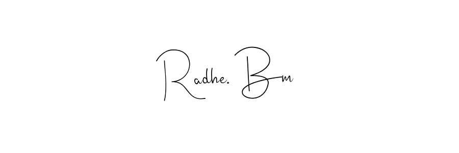How to Draw Radhe. Bm signature style? Andilay-7BmLP is a latest design signature styles for name Radhe. Bm. Radhe. Bm signature style 4 images and pictures png