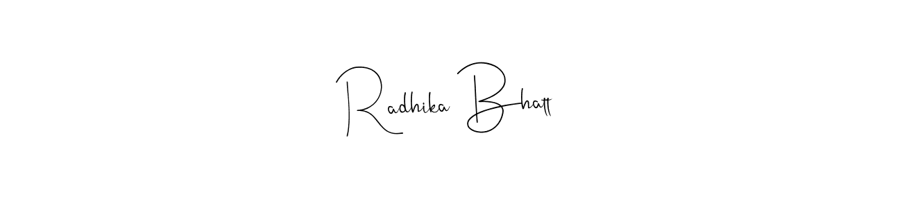 How to Draw Radhika Bhatt signature style? Andilay-7BmLP is a latest design signature styles for name Radhika Bhatt. Radhika Bhatt signature style 4 images and pictures png