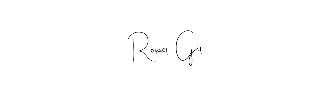 if you are searching for the best signature style for your name Rafael  Gil. so please give up your signature search. here we have designed multiple signature styles  using Andilay-7BmLP. Rafael  Gil signature style 4 images and pictures png