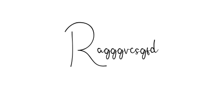 Discover how Ragggvcsgfd looks in an executive cursive font (Andilay-7BmLP). Perfect for legal documents, invoices, and certificates. Ragggvcsgfd signature style 4 images and pictures png
