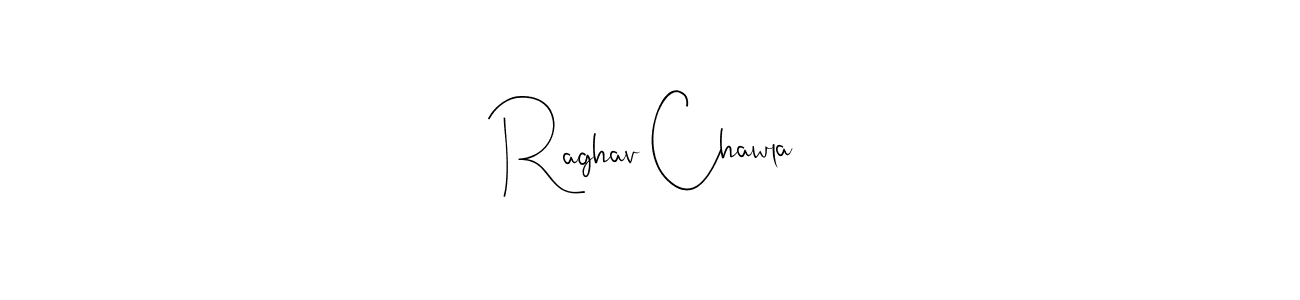 How to make Raghav Chawla signature? Andilay-7BmLP is a professional autograph style. Create handwritten signature for Raghav Chawla name. Raghav Chawla signature style 4 images and pictures png