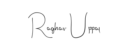 Download transparent PNG signature for name Raghav Uppal styled with Andilay-7BmLP font. Ready to paste directly into PDF and Word agreements. Raghav Uppal signature style 4 images and pictures png