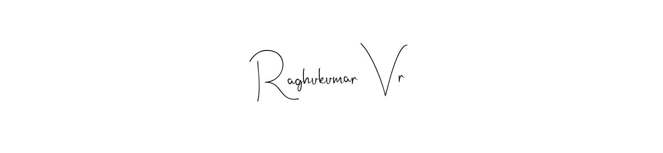 This is the best signature style for the Raghukumar Vr name. Also you like these signature font (Andilay-7BmLP). Mix name signature. Raghukumar Vr signature style 4 images and pictures png