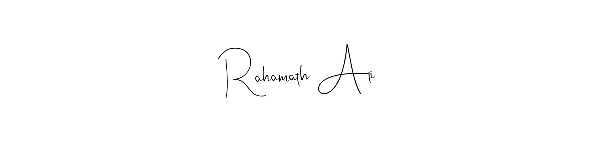 It looks lik you need a new signature style for name Rahamath Ali. Design unique handwritten (Andilay-7BmLP) signature with our free signature maker in just a few clicks. Rahamath Ali signature style 4 images and pictures png