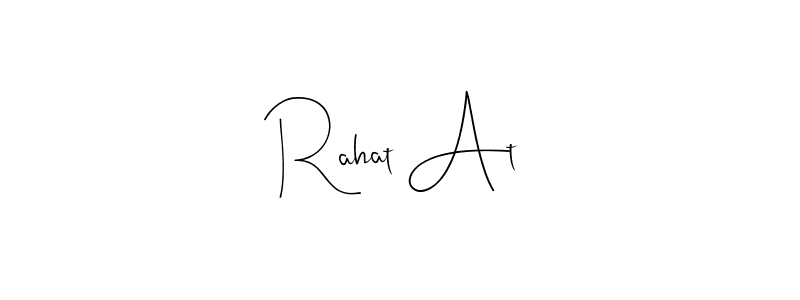 Best and Professional Signature Style for Rahat At. Andilay-7BmLP Best Signature Style Collection. Rahat At signature style 4 images and pictures png