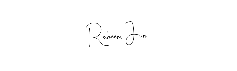 Once you've used our free online signature maker to create your best signature Andilay-7BmLP style, it's time to enjoy all of the benefits that Raheem Jan name signing documents. Raheem Jan signature style 4 images and pictures png