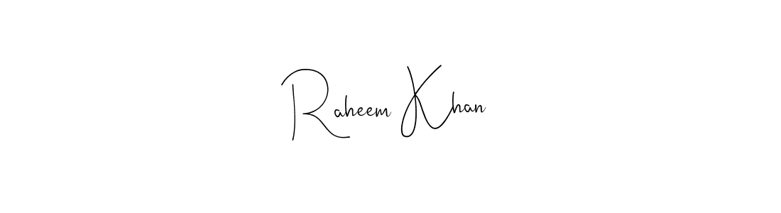 It looks lik you need a new signature style for name Raheem Khan. Design unique handwritten (Andilay-7BmLP) signature with our free signature maker in just a few clicks. Raheem Khan signature style 4 images and pictures png