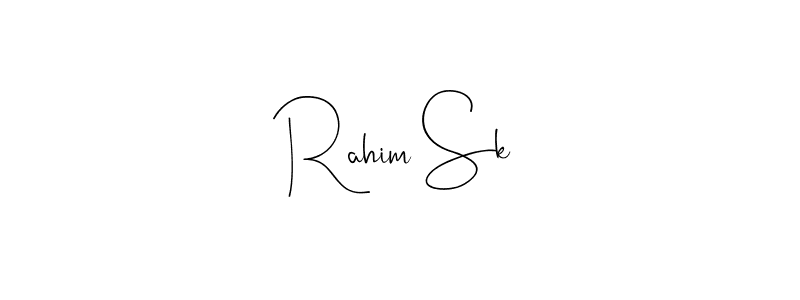 Create a beautiful signature design for name Rahim Sk. With this signature (Andilay-7BmLP) fonts, you can make a handwritten signature for free. Rahim Sk signature style 4 images and pictures png