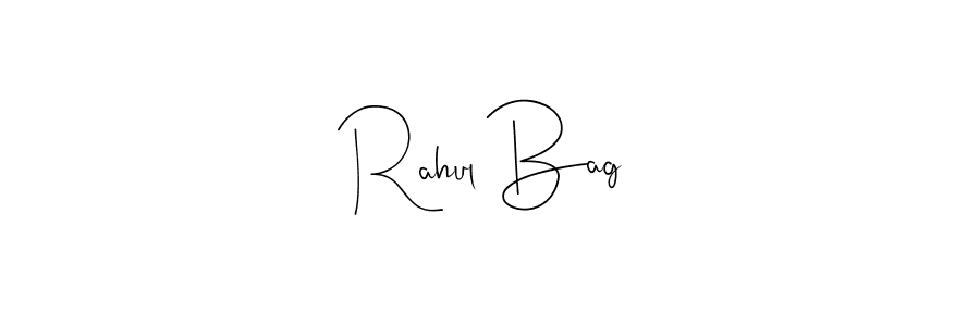 How to make Rahul Bag name signature. Use Andilay-7BmLP style for creating short signs online. This is the latest handwritten sign. Rahul Bag signature style 4 images and pictures png