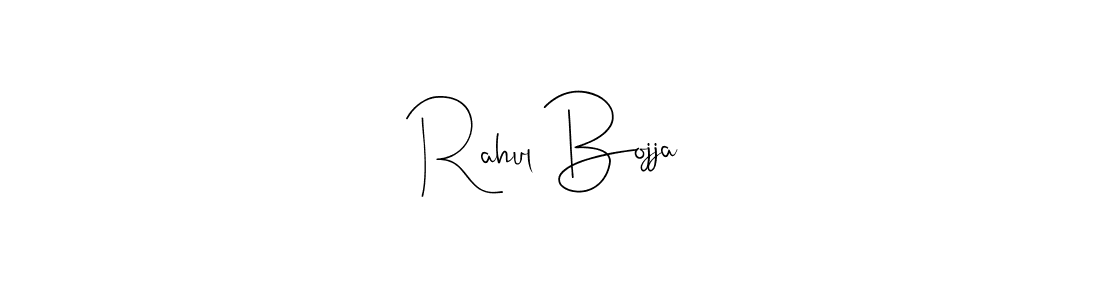 Create a beautiful signature design for name Rahul Bojja. With this signature (Andilay-7BmLP) fonts, you can make a handwritten signature for free. Rahul Bojja signature style 4 images and pictures png