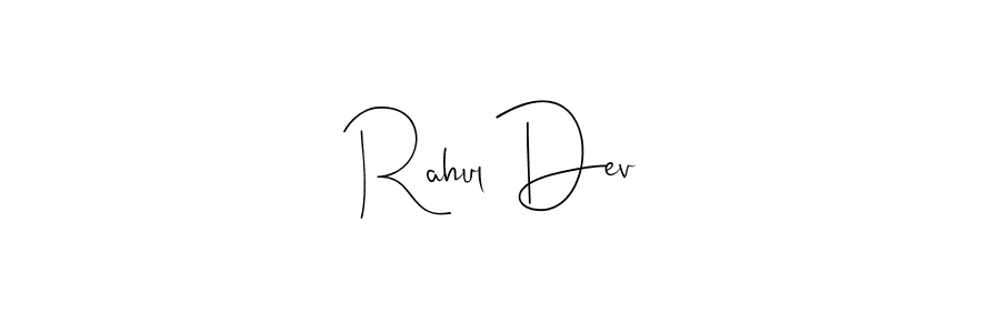 It looks lik you need a new signature style for name Rahul Dev. Design unique handwritten (Andilay-7BmLP) signature with our free signature maker in just a few clicks. Rahul Dev signature style 4 images and pictures png