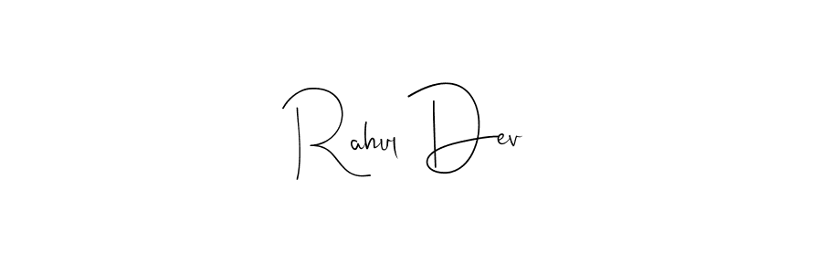 How to make Rahul Dev signature? Andilay-7BmLP is a professional autograph style. Create handwritten signature for Rahul Dev name. Rahul Dev signature style 4 images and pictures png