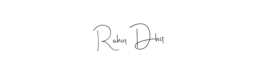 Make a beautiful signature design for name Rahul Dhit. Use this online signature maker to create a handwritten signature for free. Rahul Dhit signature style 4 images and pictures png