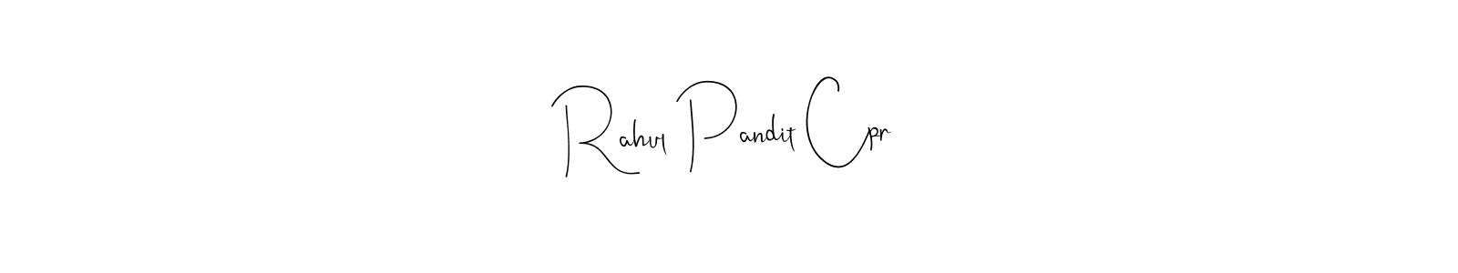 Make a beautiful signature design for name Rahul Pandit Cpr. With this signature (Andilay-7BmLP) style, you can create a handwritten signature for free. Rahul Pandit Cpr signature style 4 images and pictures png