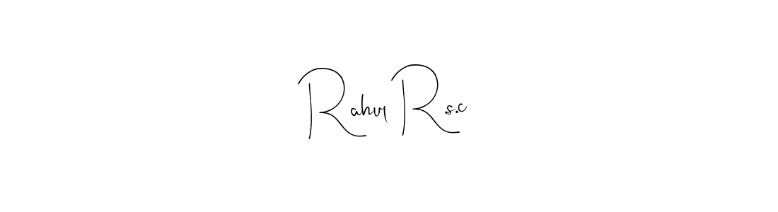 How to Draw Rahul R.s.c signature style? Andilay-7BmLP is a latest design signature styles for name Rahul R.s.c. Rahul R.s.c signature style 4 images and pictures png