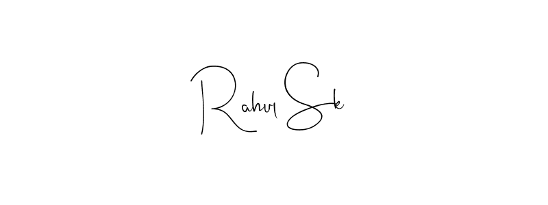 It looks lik you need a new signature style for name Rahul Sk. Design unique handwritten (Andilay-7BmLP) signature with our free signature maker in just a few clicks. Rahul Sk signature style 4 images and pictures png