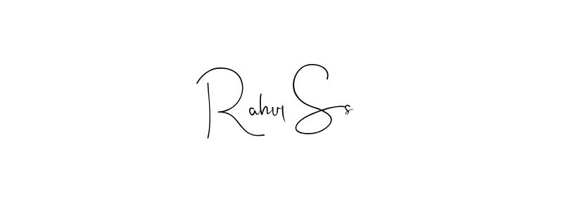 You should practise on your own different ways (Andilay-7BmLP) to write your name (Rahul Ss) in signature. don't let someone else do it for you. Rahul Ss signature style 4 images and pictures png