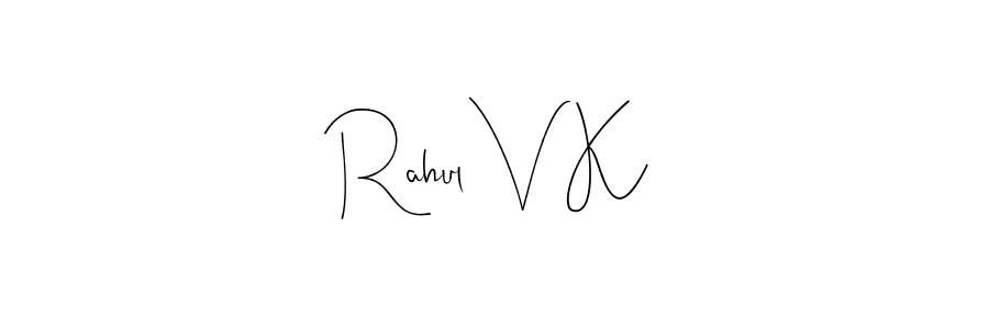 How to Draw Rahul V K signature style? Andilay-7BmLP is a latest design signature styles for name Rahul V K. Rahul V K signature style 4 images and pictures png