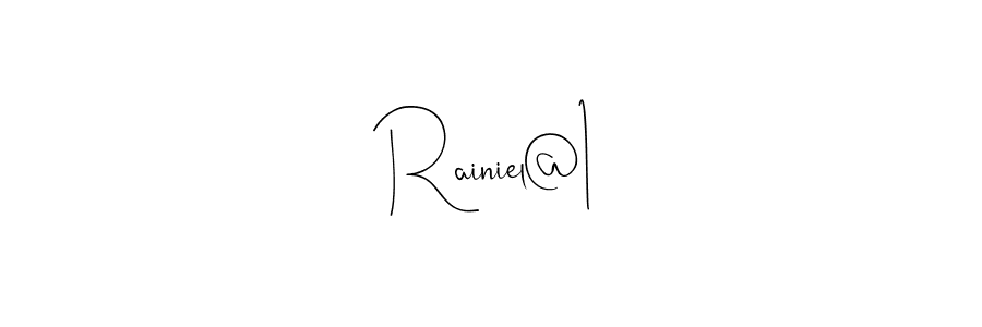 Make a beautiful signature design for name Rainiel@1. Use this online signature maker to create a handwritten signature for free. Rainiel@1 signature style 4 images and pictures png