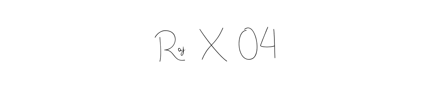 You should practise on your own different ways (Andilay-7BmLP) to write your name (Raj    X    04) in signature. don't let someone else do it for you. Raj    X    04 signature style 4 images and pictures png