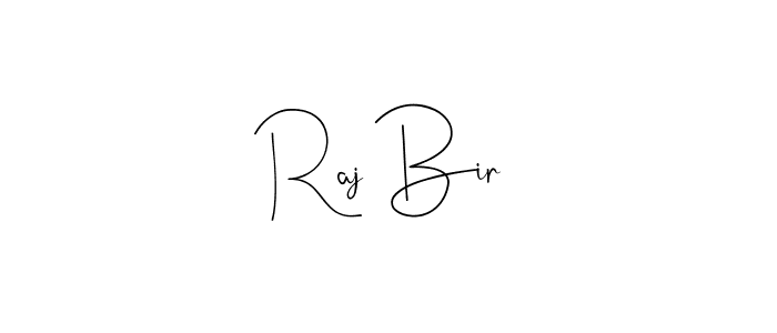 if you are searching for the best signature style for your name Raj Bir. so please give up your signature search. here we have designed multiple signature styles  using Andilay-7BmLP. Raj Bir signature style 4 images and pictures png