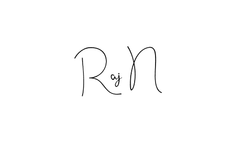 It looks lik you need a new signature style for name Raj N. Design unique handwritten (Andilay-7BmLP) signature with our free signature maker in just a few clicks. Raj N signature style 4 images and pictures png