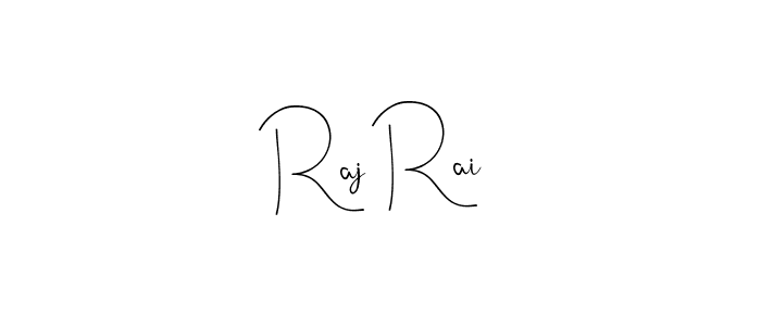 Design your own signature with our free online signature maker. With this signature software, you can create a handwritten (Andilay-7BmLP) signature for name Raj Rai. Raj Rai signature style 4 images and pictures png