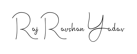 The Andilay-7BmLP font gives name Raj Raushan Yadav a signature that looks effortless yet distinguished. Download high-res PNG instantly. Raj Raushan Yadav signature style 4 images and pictures png