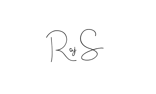 How to make Raj S name signature. Use Andilay-7BmLP style for creating short signs online. This is the latest handwritten sign. Raj S signature style 4 images and pictures png