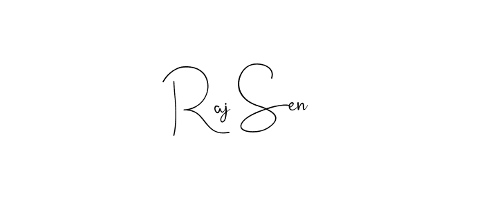 Also we have Raj Sen name is the best signature style. Create professional handwritten signature collection using Andilay-7BmLP autograph style. Raj Sen signature style 4 images and pictures png