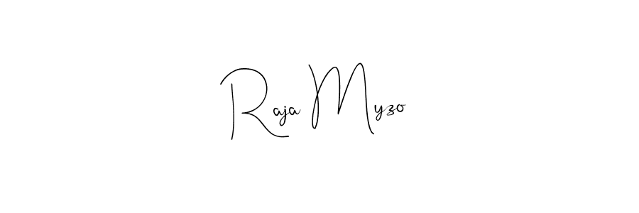 You can use this online signature creator to create a handwritten signature for the name Raja Myzo. This is the best online autograph maker. Raja Myzo signature style 4 images and pictures png