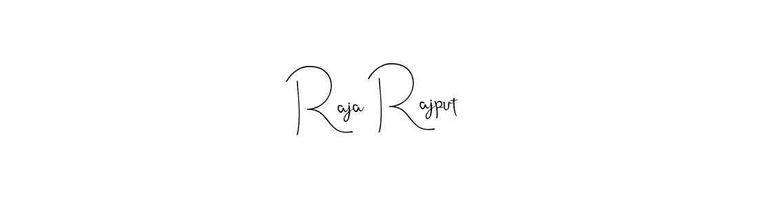 How to make Raja Rajput signature? Andilay-7BmLP is a professional autograph style. Create handwritten signature for Raja Rajput name. Raja Rajput signature style 4 images and pictures png