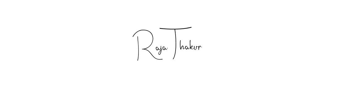 How to make Raja Thakur signature? Andilay-7BmLP is a professional autograph style. Create handwritten signature for Raja Thakur name. Raja Thakur signature style 4 images and pictures png