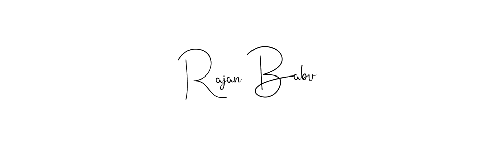 It looks lik you need a new signature style for name Rajan Babu. Design unique handwritten (Andilay-7BmLP) signature with our free signature maker in just a few clicks. Rajan Babu signature style 4 images and pictures png