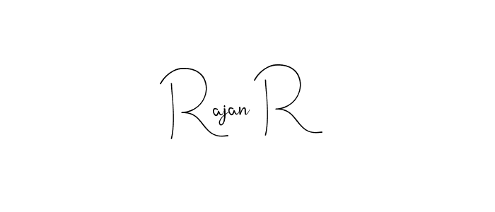 Once you've used our free online signature maker to create your best signature Andilay-7BmLP style, it's time to enjoy all of the benefits that Rajan R name signing documents. Rajan R signature style 4 images and pictures png