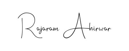 Transform the name Rajaram Ahirwar into a signature masterpiece using Andilay-7BmLP font. Ideal for photographers, artists, and creators looking for watermarks. Rajaram Ahirwar signature style 4 images and pictures png