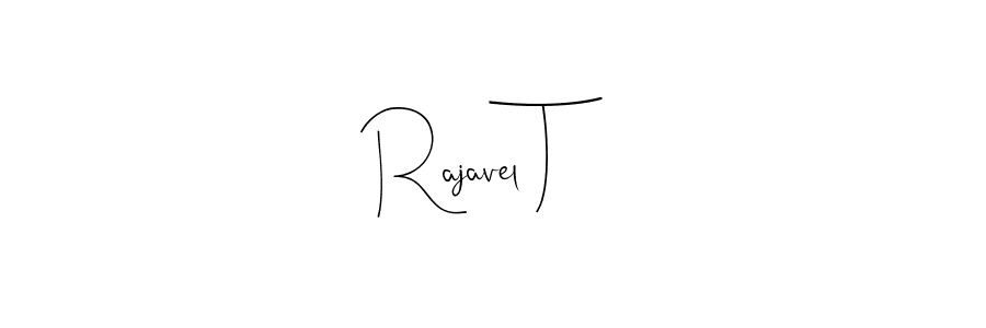 Rajavel T stylish signature style. Best Handwritten Sign (Andilay-7BmLP) for my name. Handwritten Signature Collection Ideas for my name Rajavel T. Rajavel T signature style 4 images and pictures png