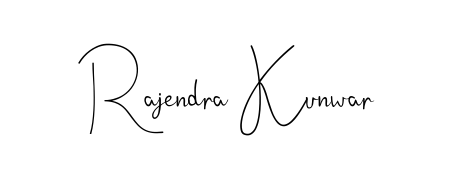 The Andilay-7BmLP font transforms the name Rajendra Kunwar into an executive sign with sharp precision and distinguished character. Rajendra Kunwar signature style 4 images and pictures png