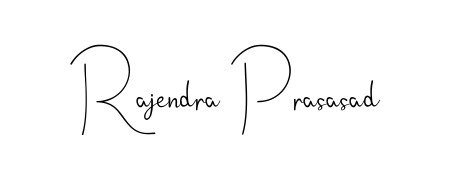 Give your name Rajendra Prasasad an exquisite flair with the Andilay-7BmLP script font. Ideal for contracts, resumes, and formal letterheads. Rajendra Prasasad signature style 4 images and pictures png