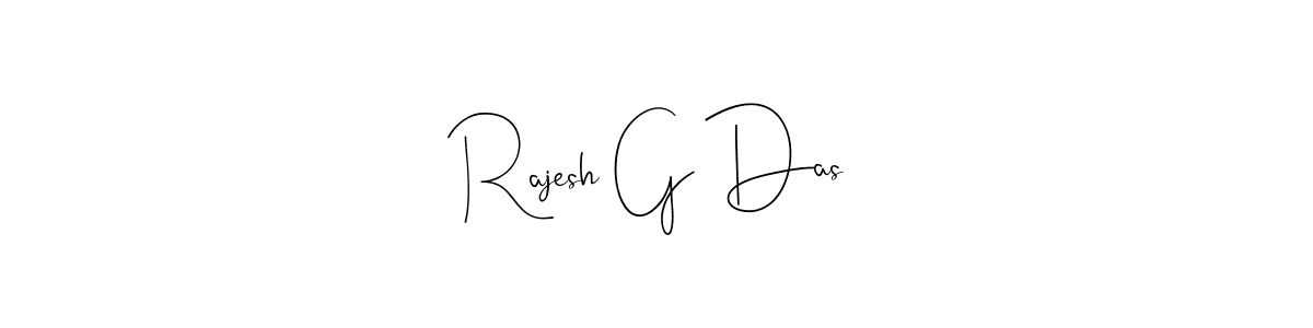 You should practise on your own different ways (Andilay-7BmLP) to write your name (Rajesh G Das) in signature. don't let someone else do it for you. Rajesh G Das signature style 4 images and pictures png