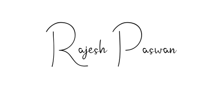 Upgrade your professional image with Rajesh Paswan signature created with Andilay-7BmLP font. Fast, free, and watermark-free download. Rajesh Paswan signature style 4 images and pictures png